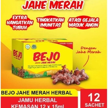 

BEJO JAHE MERAH HERBAL 1 BOX ISI 12PCS