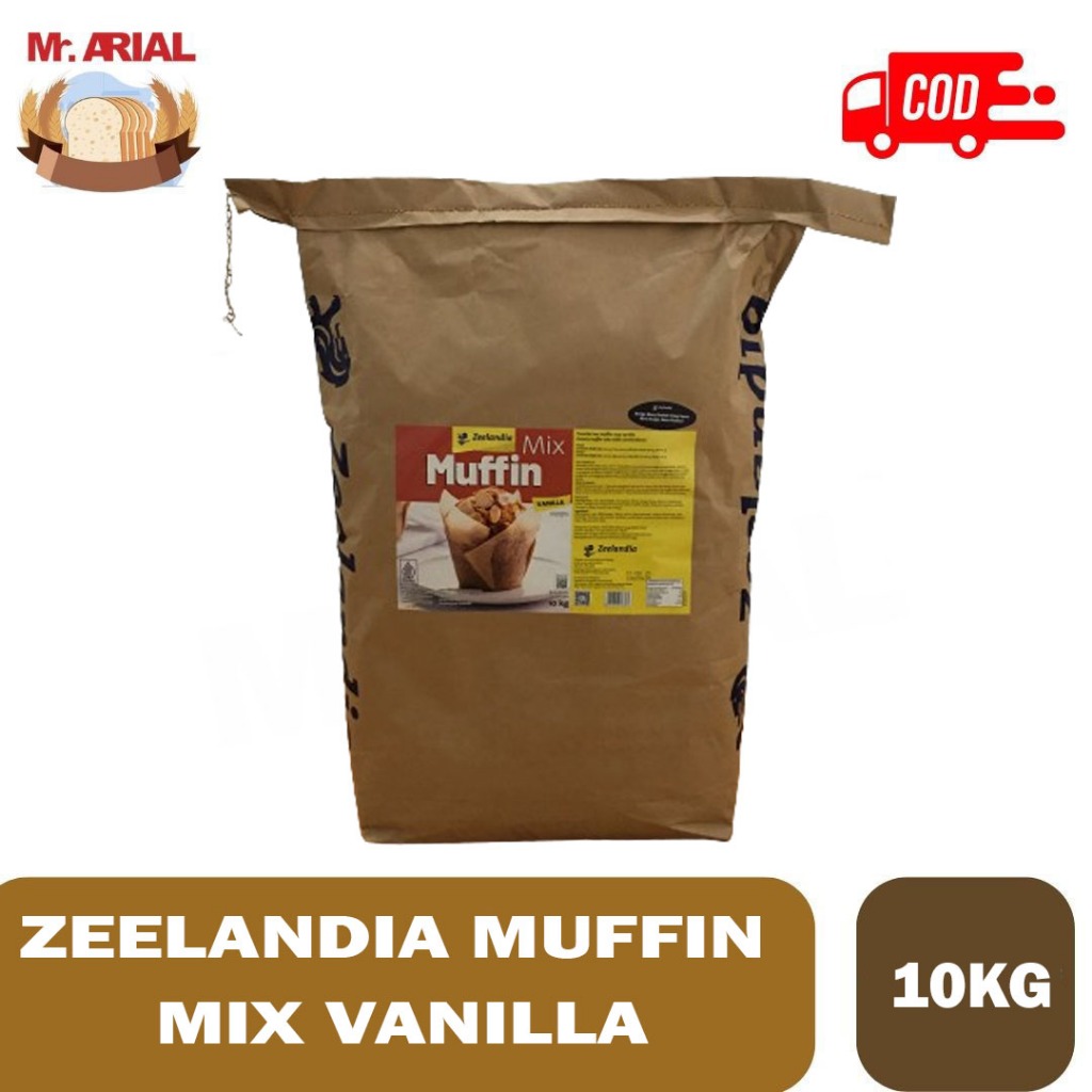 

Zeelandia Muffin Mix Vanilla 10Kg // Zeelandia Tepung Premiks Kue Muffin 10Kg