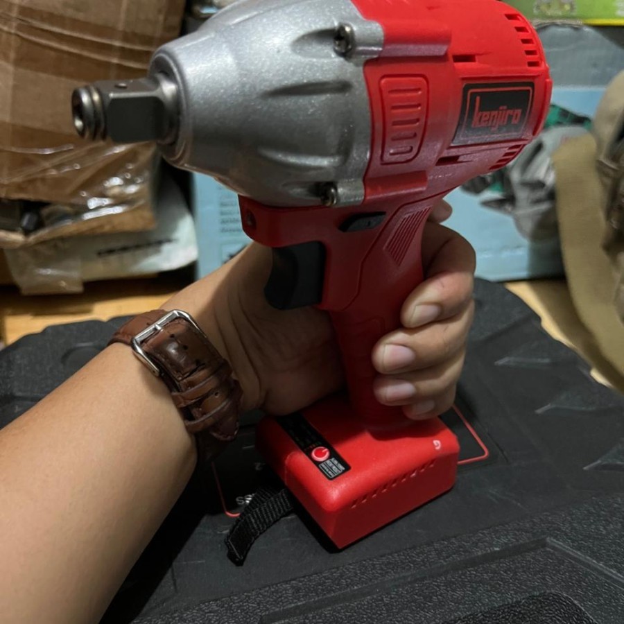 BOR IMPACT WRENCH BRUSHLESS CORDLESS KENJIRO HANYA UNIT MESIN- KENJIRO 300NM