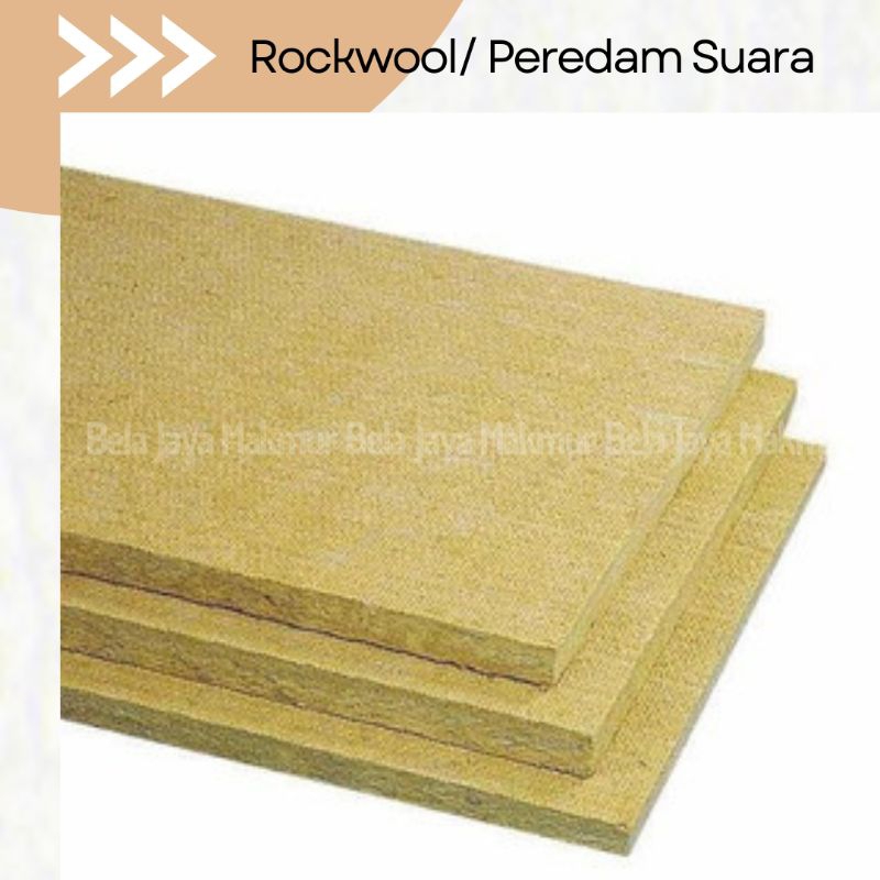 Peredam Suara Ruangan Lembaran/ Rockwool Insulation Sheet/ Peredam Suara