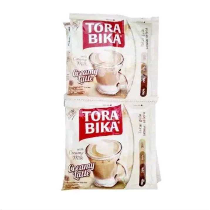 

TORA BIKA CREAMY LATTE RENCENG ISI 10 PC