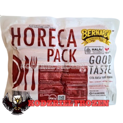 

BERNARDI Beef Breakfast Sausage VP 500GR - Sosis Sapi VP HORECA Pack