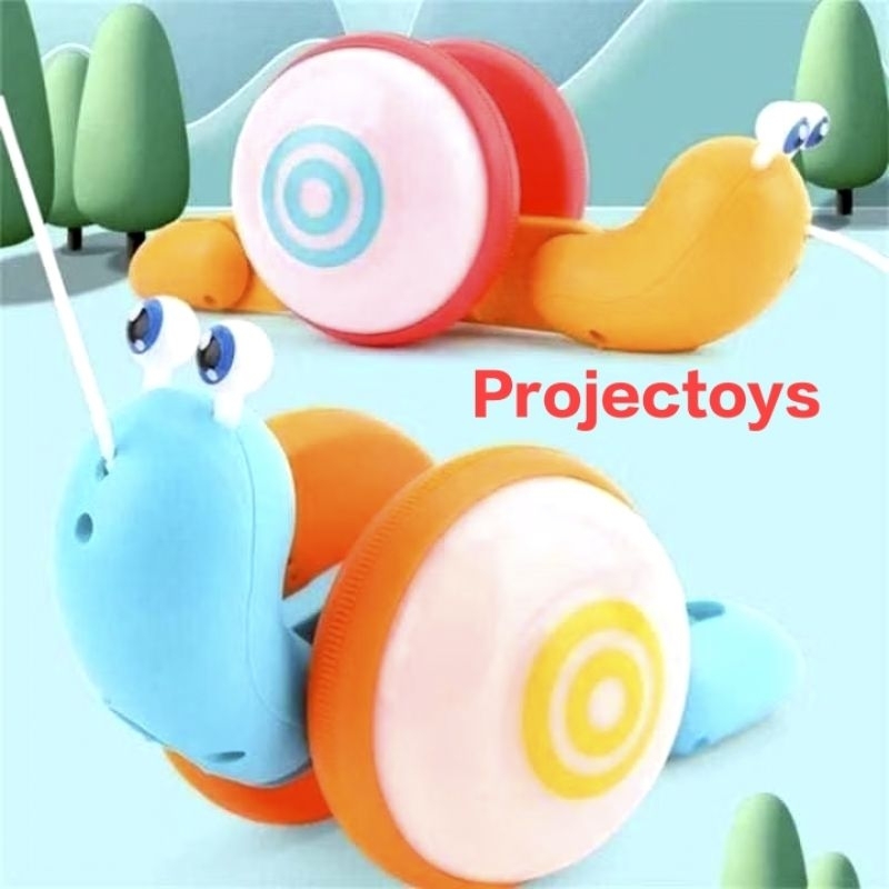 Mainan Siput Goyang Tarik Lucu