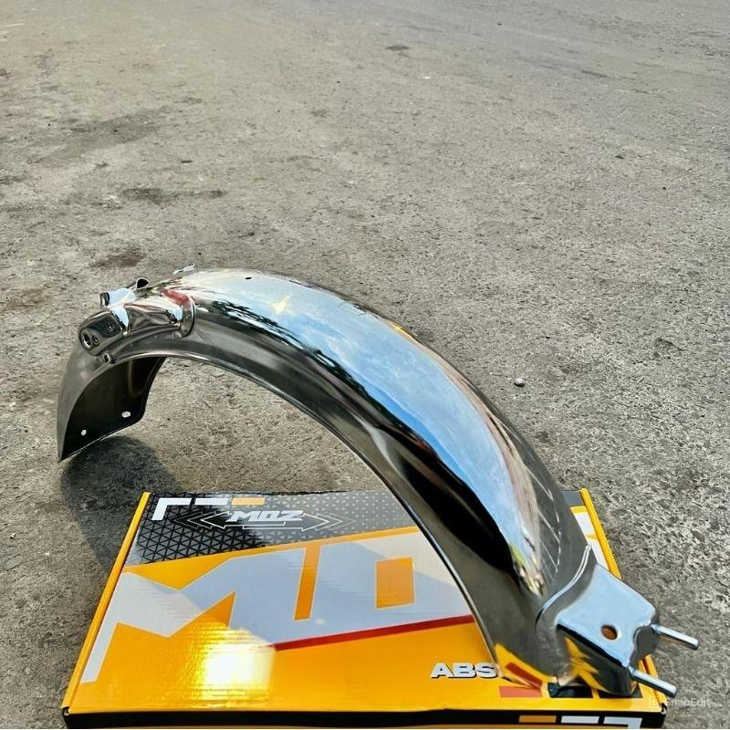 SLEBOR BELAKANG CB 125 IMPORT MOZ TAIWAN MOS CROM SPAKBOR HELLIBARS CB SPAKBOARD CB 100 CROME KROM H