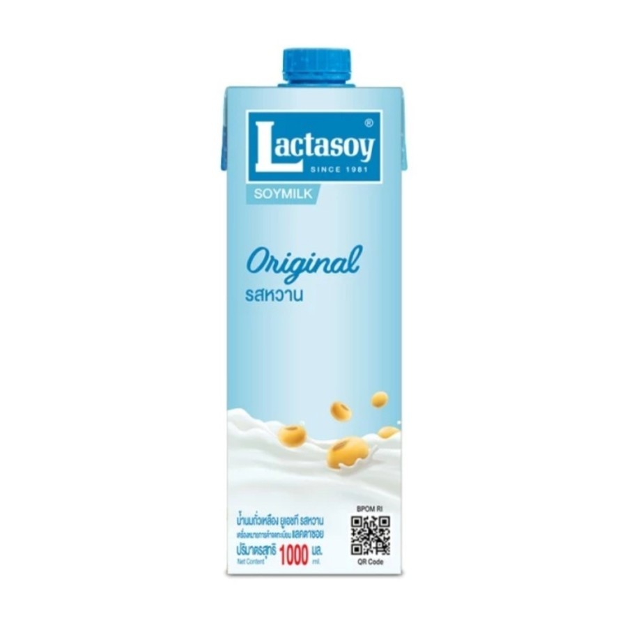 

Lactasoy original 1 liter susu kedelai