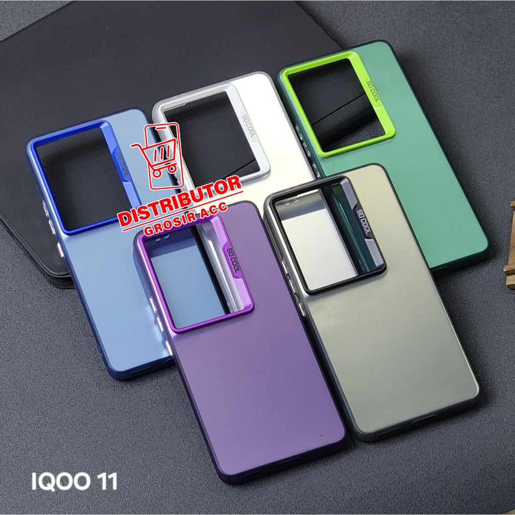 IQOO 11 CASE IMD HYBRID PLATE HOLOGRAM CASE SOCOOL IQOO 11
