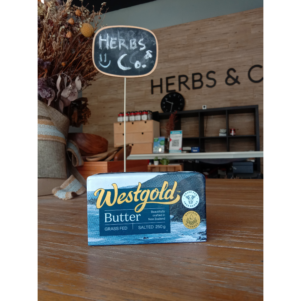 

WESTGOLD - Grass Fed PREMIUM SALTED BUTTER / Mentega 250gr