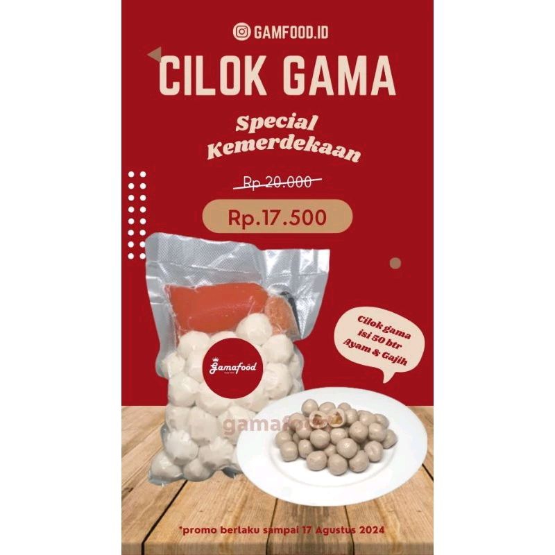 

Cilok isi Gajih/Ayam 50 butir by GAMAFOOD