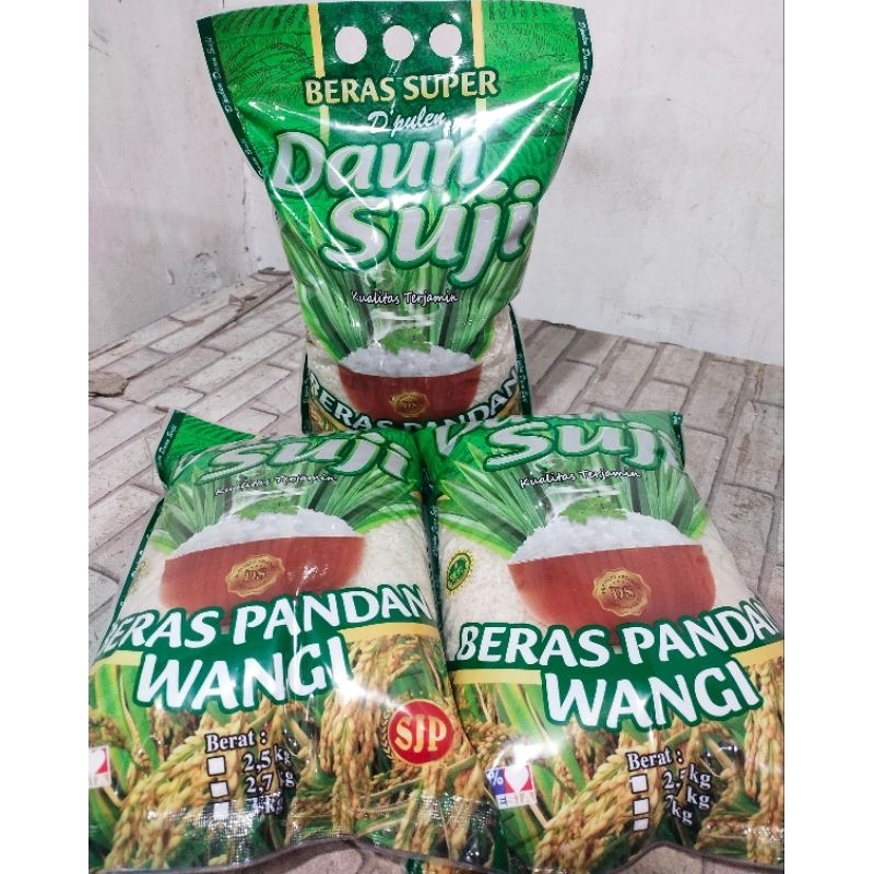 

BERAS PUTIH DAUN SUJI KEMASAN 3KG / BERAS MURAH / SIAP KIRIM