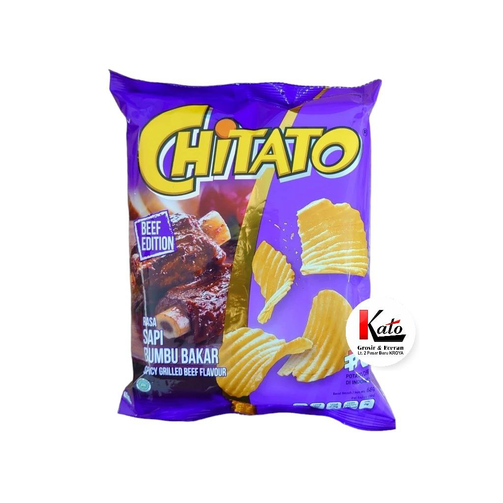 

CHITATO Rasa Sapi Bumbu Bakar Spicy Grilled Beef Flavour 68 gr