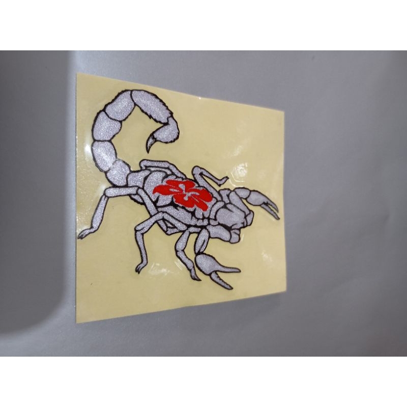 

stiker gambar scorpio bunga