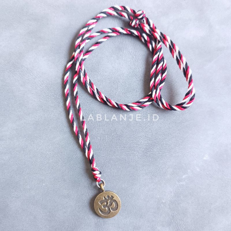LABLANJE.ID Kalung Tridatu Omkara | Kalung Tali Tridatu