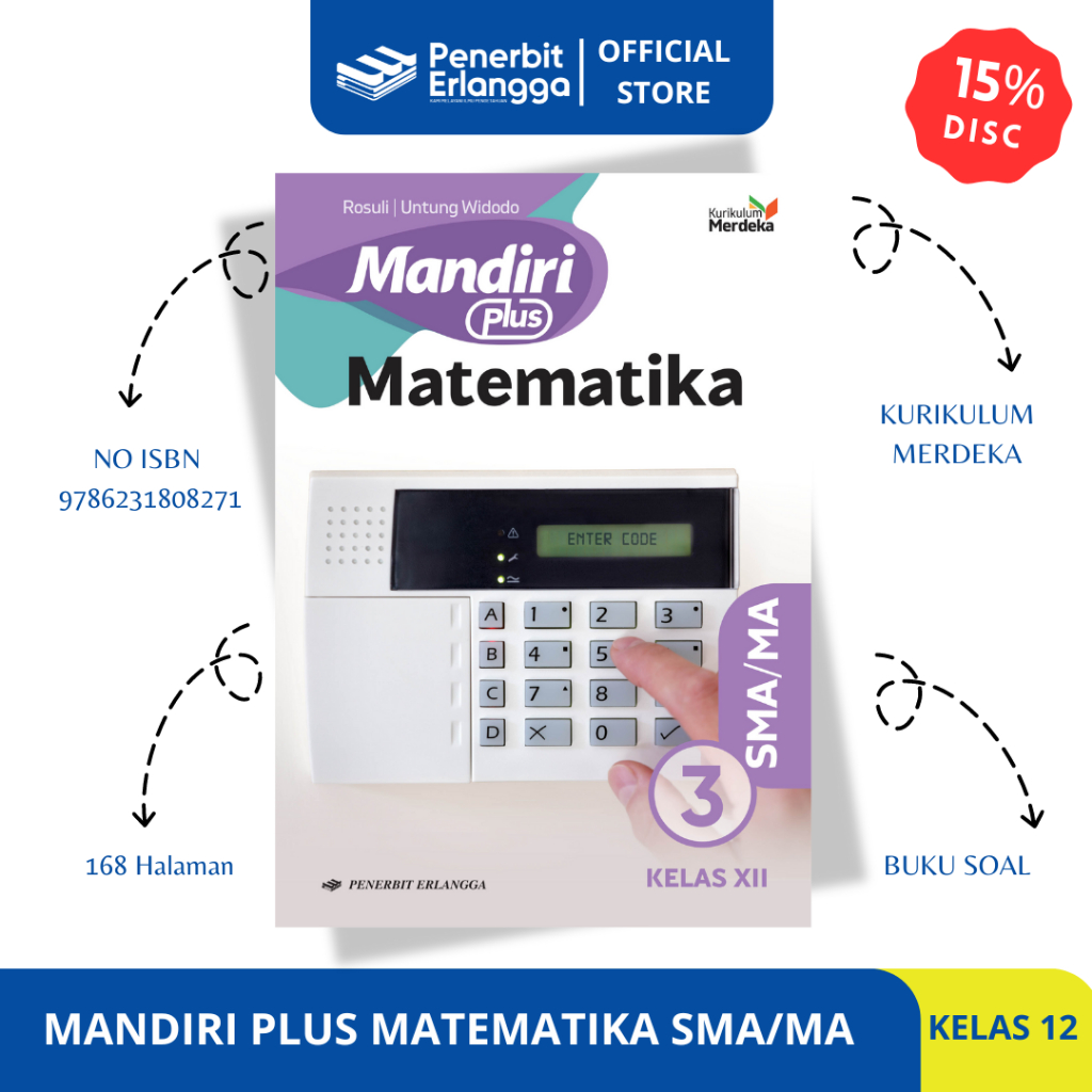 

[Erlangga Official] Mandiri Plus Matematika SMa/Ma kelas 12 - Kurikulum Merdeka