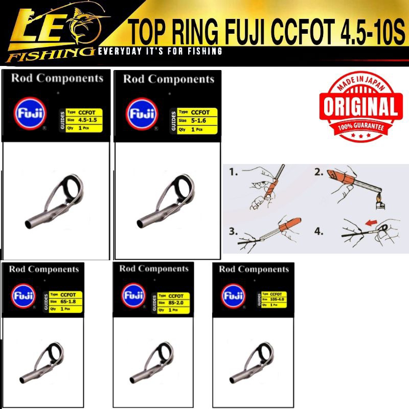 TOP RING FUJI CCFOT 4.5-10S UJUNG JORAN TERLARIS CINCIN JORAN TERLARIS FUJI ORIGINAL