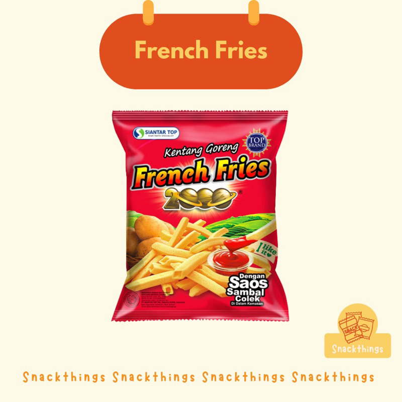 

SNACK FRENCH FRIES 2000 15gr KENTANG SAMBAL COLEK 1 RENCENG