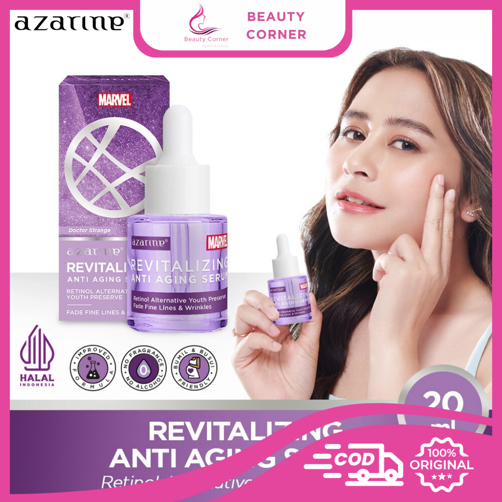 Azarine X Marvel Revitalizing Anti Aging Serum - 20ml