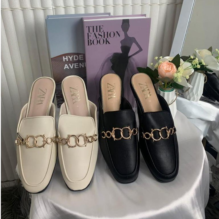 SANDAL WANITA ZARA S 875 FLAT PREMIUM