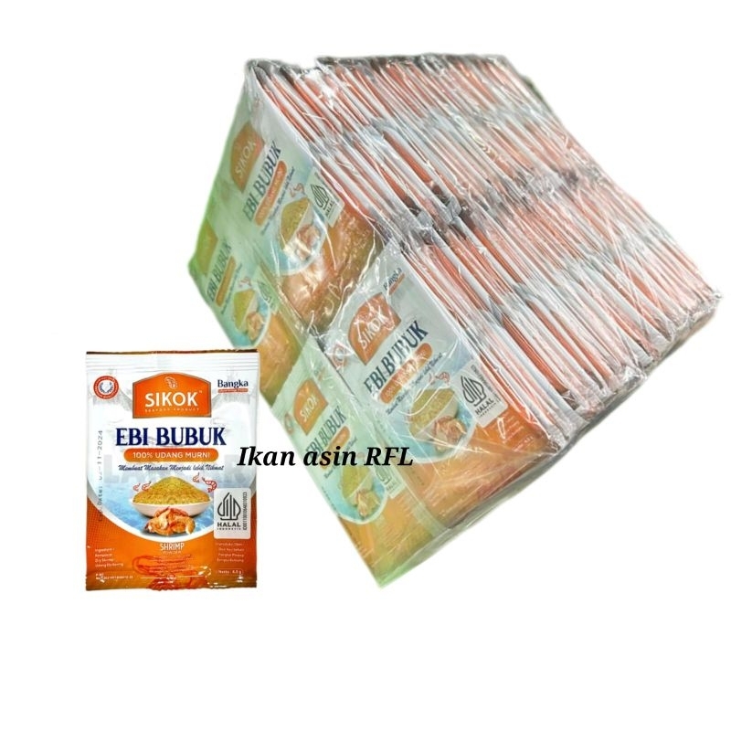 

sikok ebi bubuk shrimp powder 4,5gram hebi menir 100% asli udang ebi ( sikok )