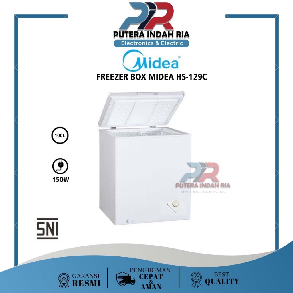 FREEZER BOX MIDEA HS-129C / Chest Freezer  MIDEA HS-129C 100Liter