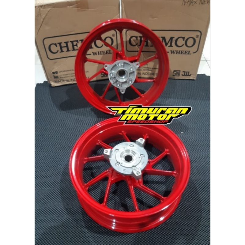 VELG CHEMCO HELIOS NMAX NEW 350 400 R13 MERAH