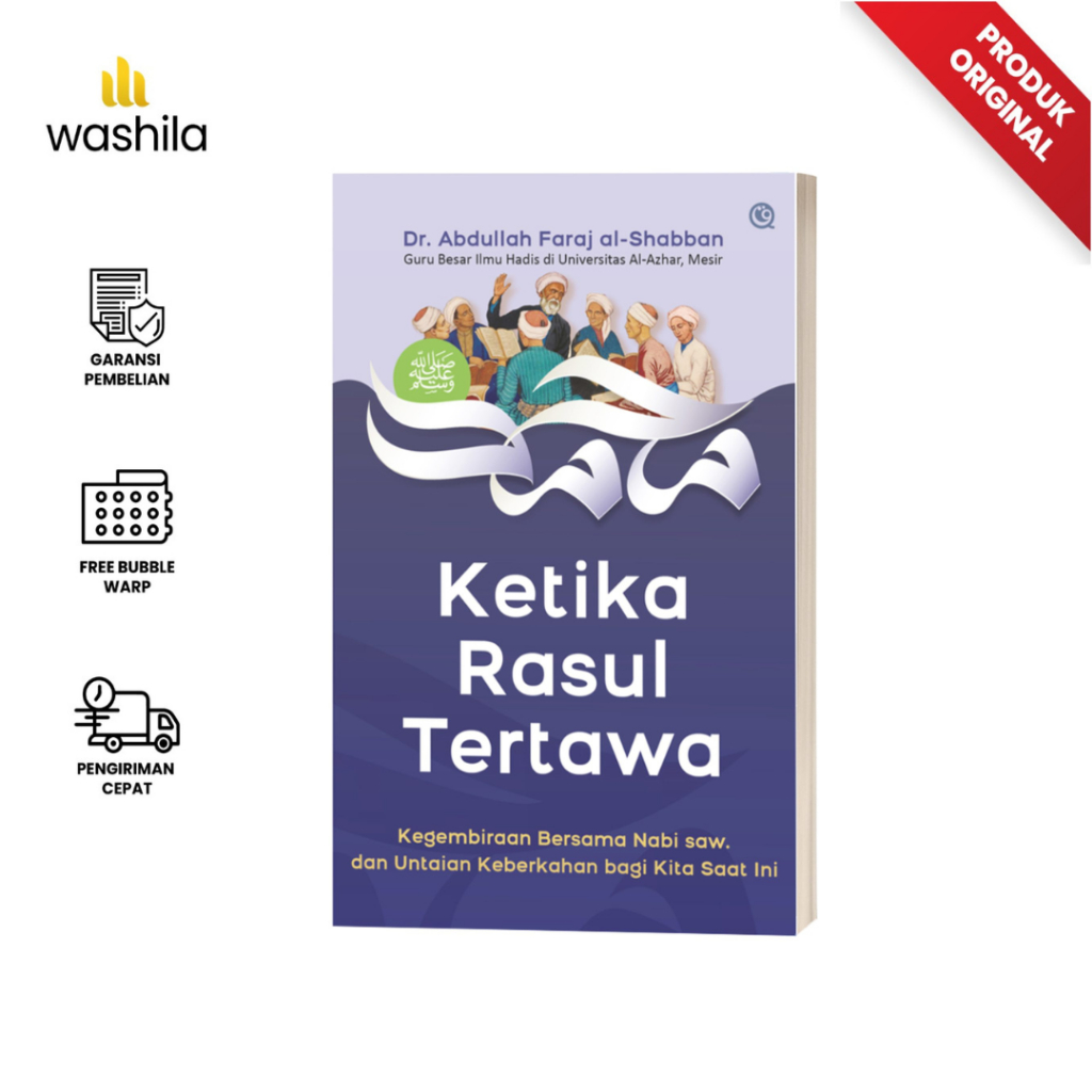 Buku Ketika Rasul Tertawa Kegembiraan Seorang Nabi SAW Dan Untaian Keberkahan Bagi Kita Saat Ini-QAF