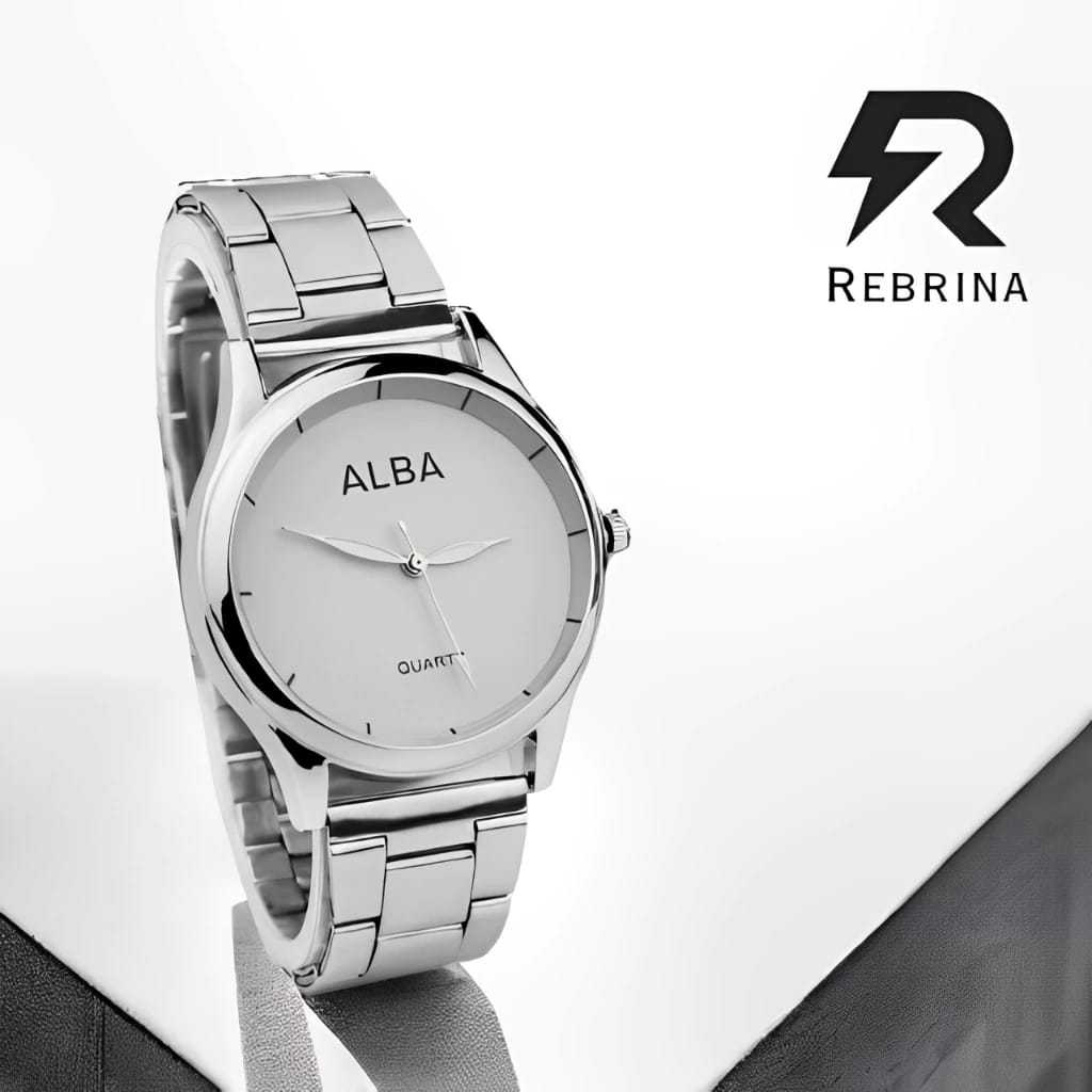 Jam Tangan Pria Alba Rantai Anti Karat Termurah Quartz Analog Watches / Watch