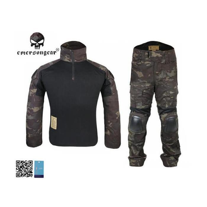 Emerson Combat Shirt Pants Set G2 Gen2 Multicam Black MCBK