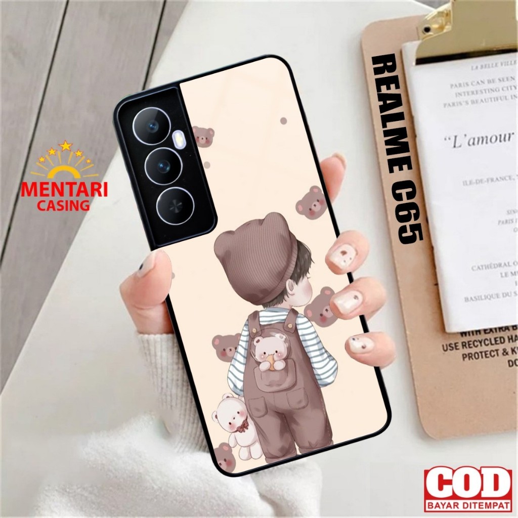 Casing Realme C65 Case Realme C65 Couple Bahan Hardcase Glossy Softcase Glossy Cassing Terbaru Terla