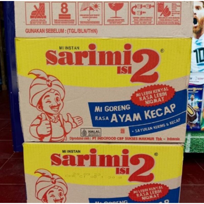 

Sarimi isi 2 Goreng Ayam Kecap 1 Dus