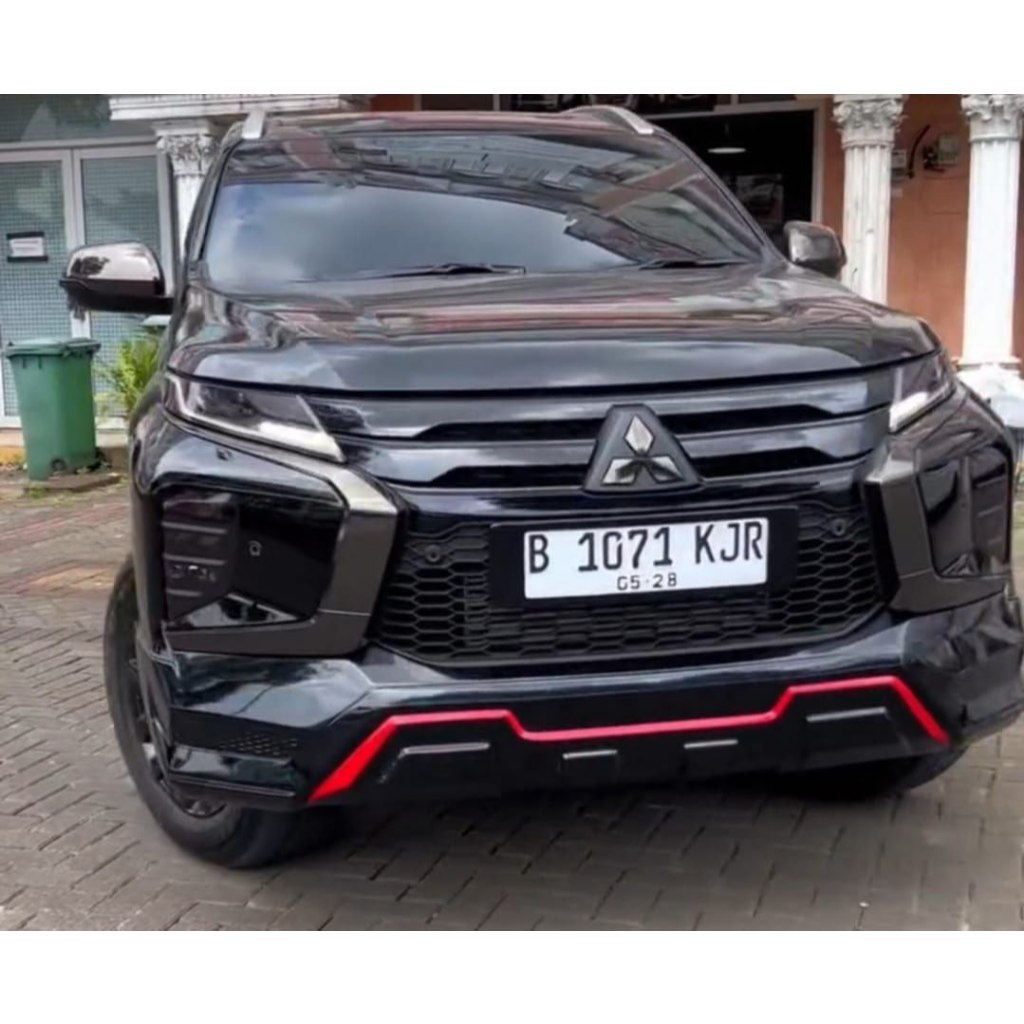body kit BODYKIT ALL NEW PAJERO SPORT 2021 2022 2023 2024 BODY KIT MITSUBISHI PAJERO SPORT depan saj