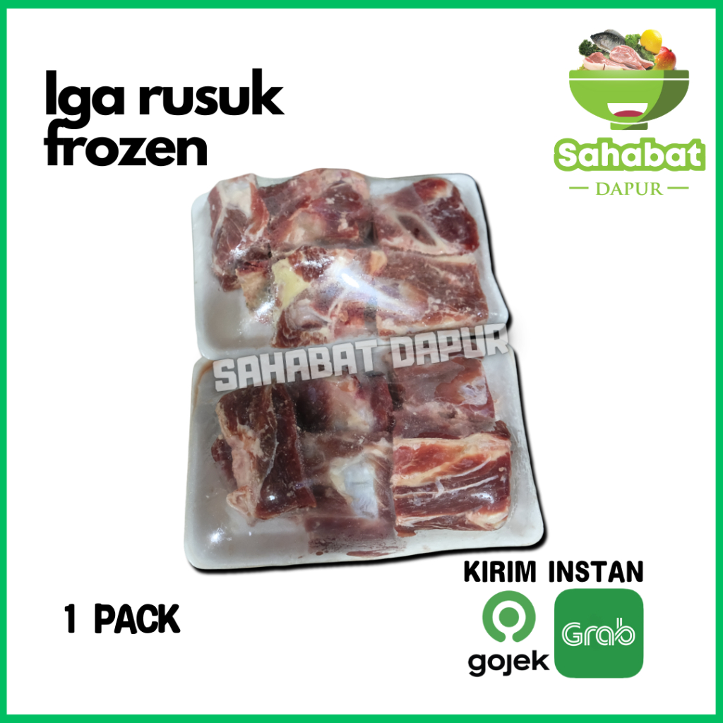 

Iga Rusuk kemasan 500gr / Tulang Iga Rusuk Frozen - Sahabatdapur