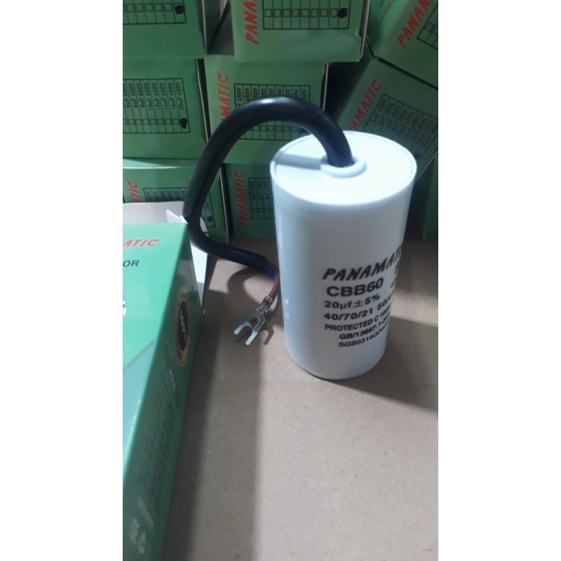 Kapasitor pompa air 20uf 450V