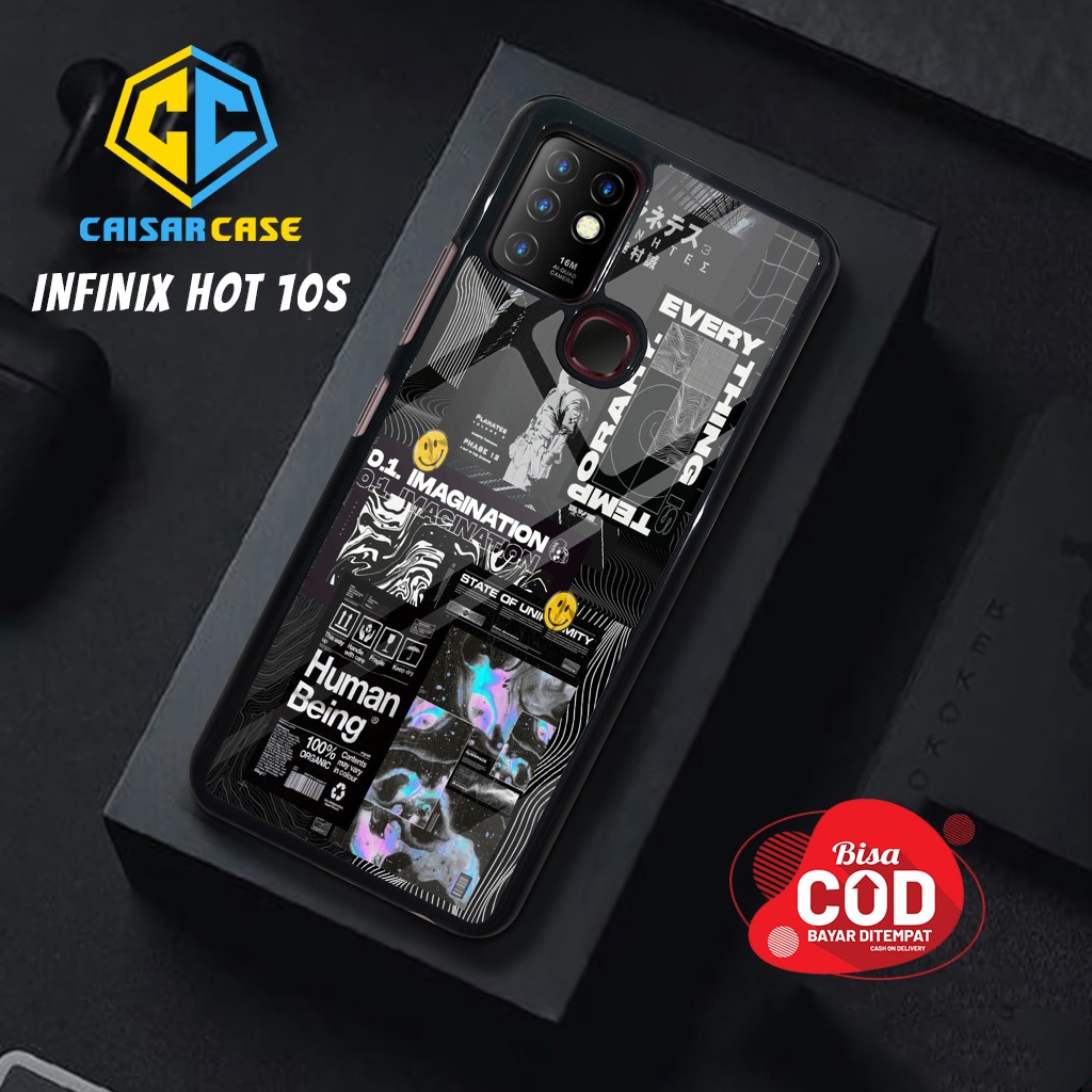 Case INFINIX HOT 10S Case Hp INFINIX HOT 10S Kaisarcase Motif [ Abstrak ] Casing Hp Aesthetic Kesing