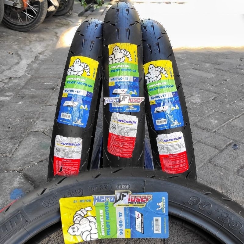Ban Michelin Pilot Moto GP 70 90 14  80 90 14 90/80-17 100/80-17 Asli 100% Ori pembuatan 2024