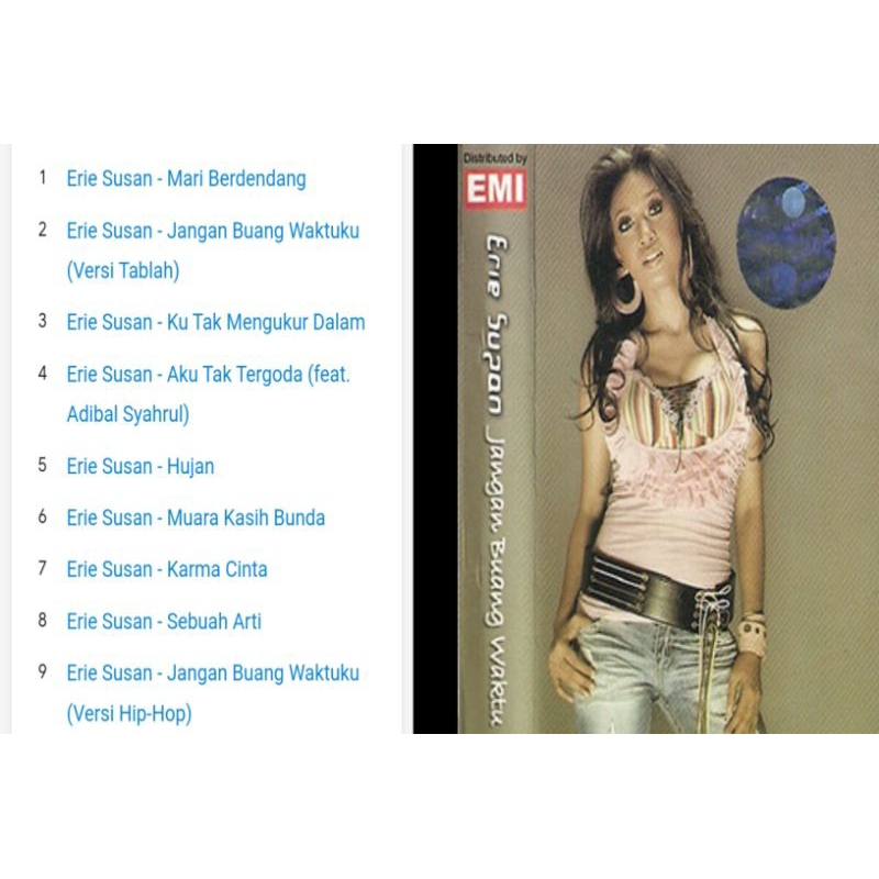 erie suzan cd album jangan buang waktu 2006