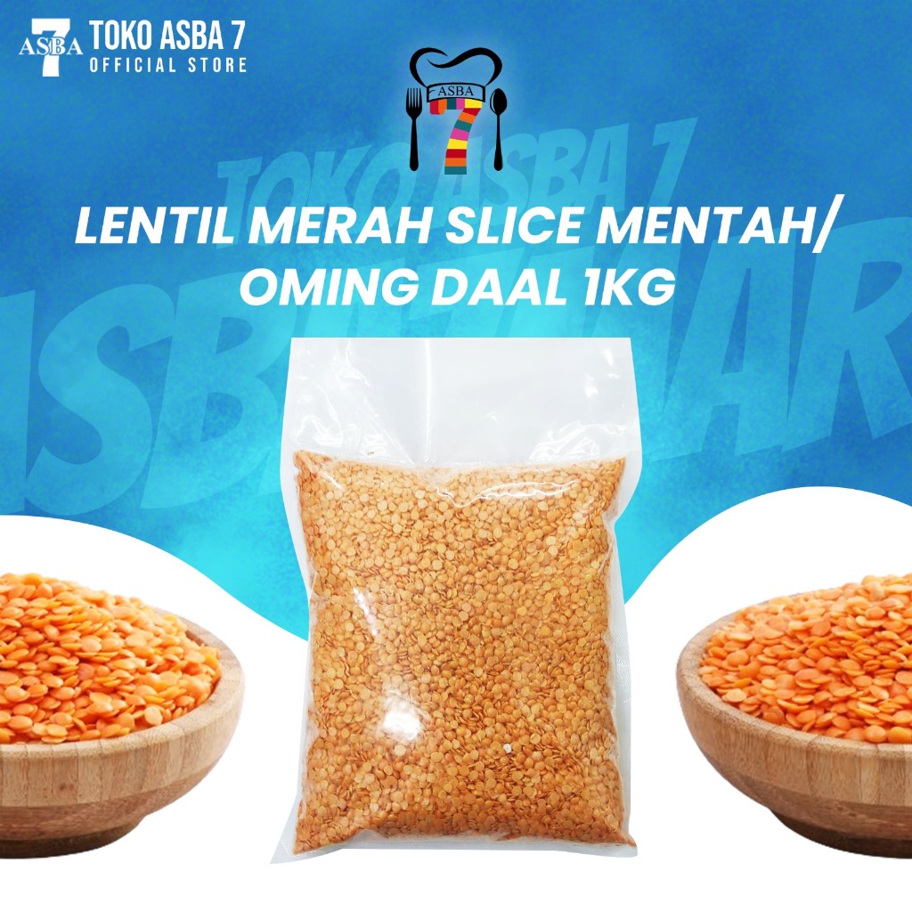 

LENTIL MERAH SLICES OMING DALL 1KG