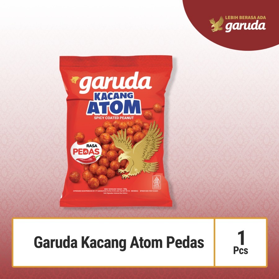 

kacang atom garuda pedas 230gr