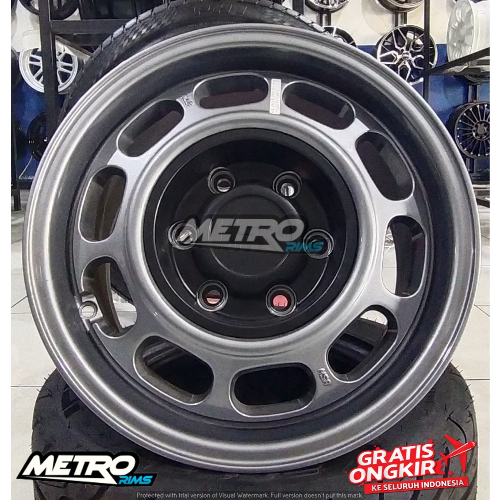 VELG RACING MOBIL PAJERO FORTUNER HSR KLG RING 15X8 ET15