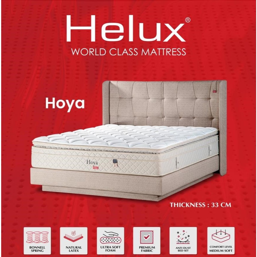 Matras Kasur Springbed Latex Lembut Helux HOYA