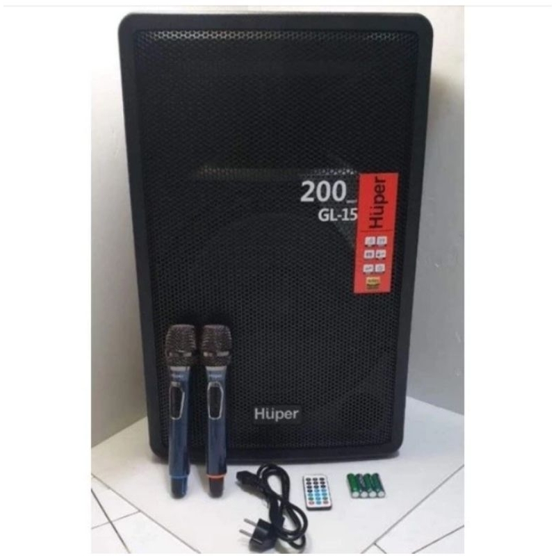 SPEAKER AKTIP PORTABLE HUPER GL15 ORIGINAL