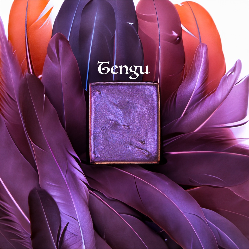 

Dreamy Poppies Chroma Series Tengu Metallic Handmade Watercolor