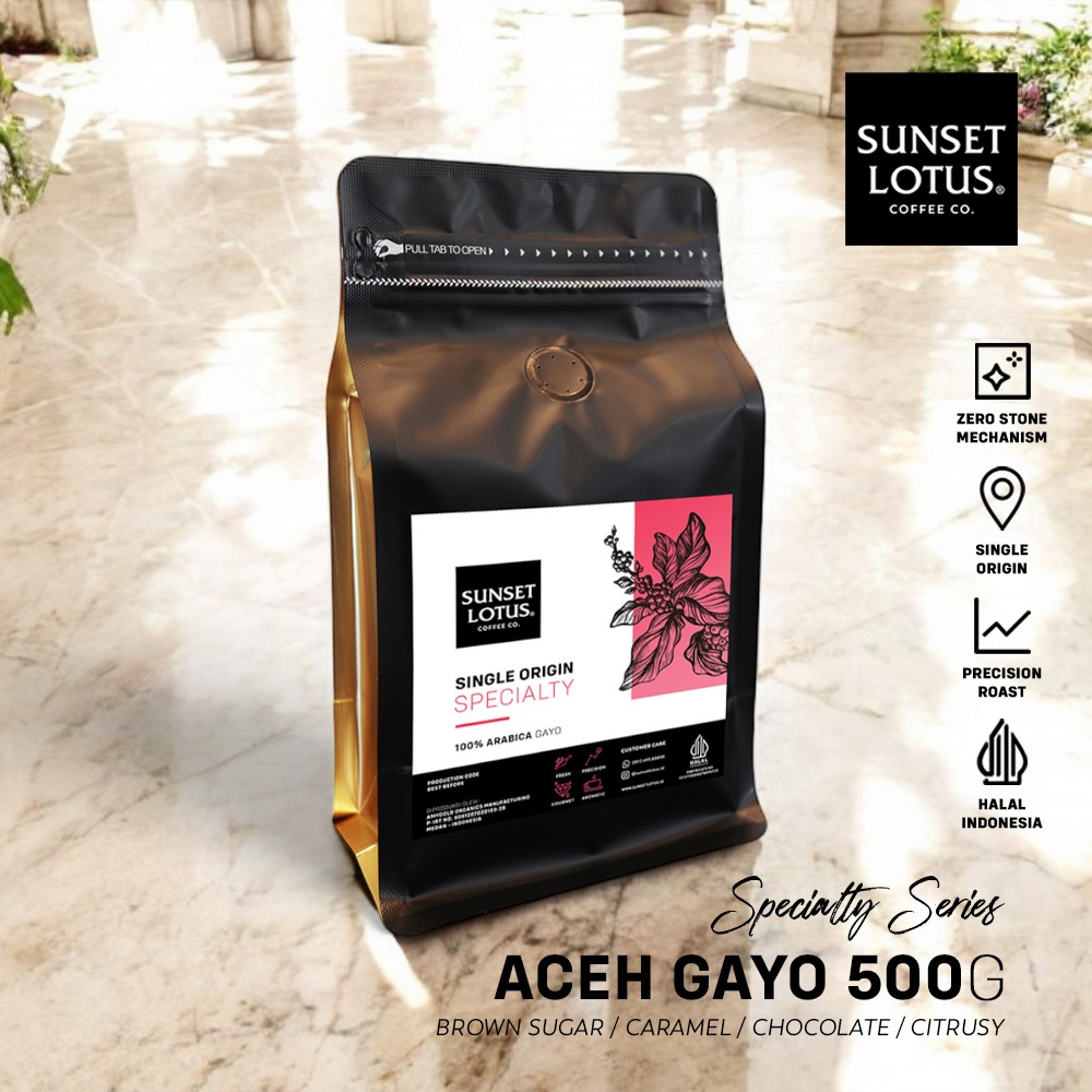 

Sunset Lotus Specialty Arabika Gayo 500g