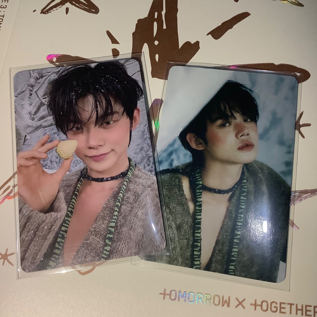 RPC Chikai Yeonjun Strawberry Photocard TXT Yj Stroberi Tomorrow x Together