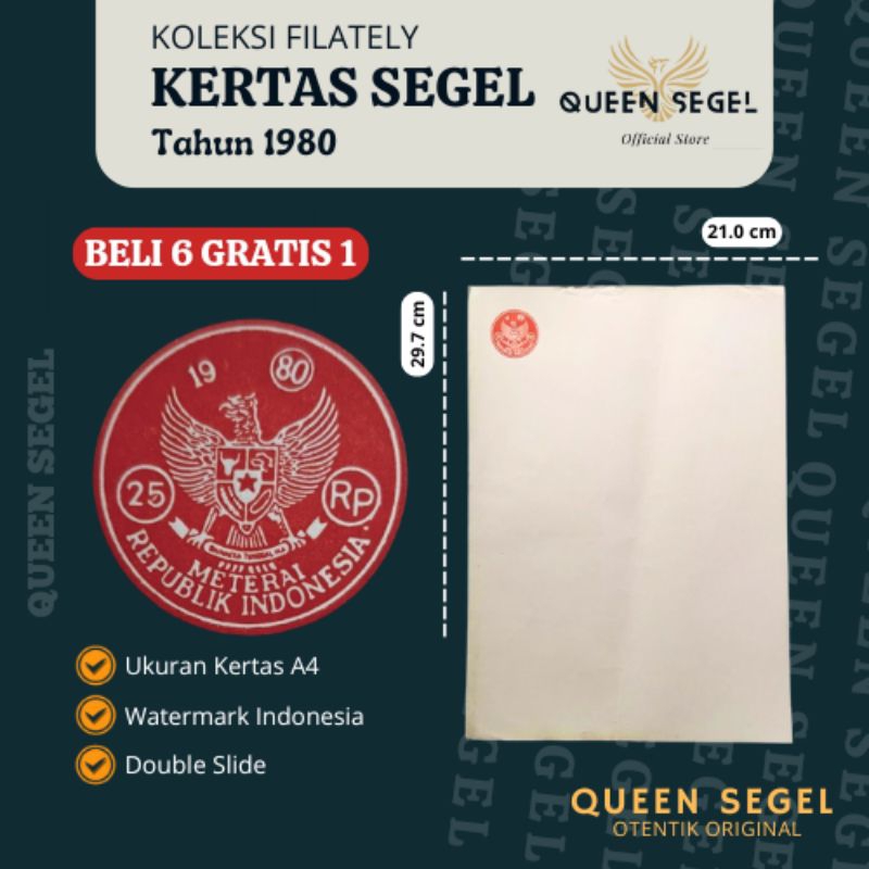 

[BELI 6 GRATIS 1] KERTAS SEGEL TAHUN 1980 1981 1982 1983 1984 1985 1986 1989 DOUBLE SLIDE ASLI ORIGINAL