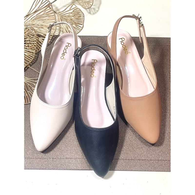 Sepatu Sandal Wanita Terbaru Mules/Heels FYO wanita Tali Kait 3cm