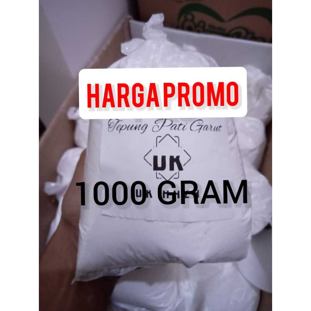 

Tepung Pati Garut Halus 1000 Gram Herbal Alami