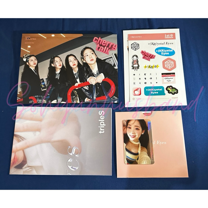 Official tripleS Krystal Eyes Album + Seoyeon Objekt Photocard