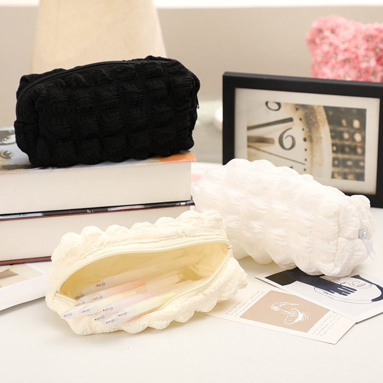 

Wow banget Mismi Nora Pencil Case Kotak Pensil Sekolah Stylish Tas Pouch Makeup Perempuan Trendy PC2N