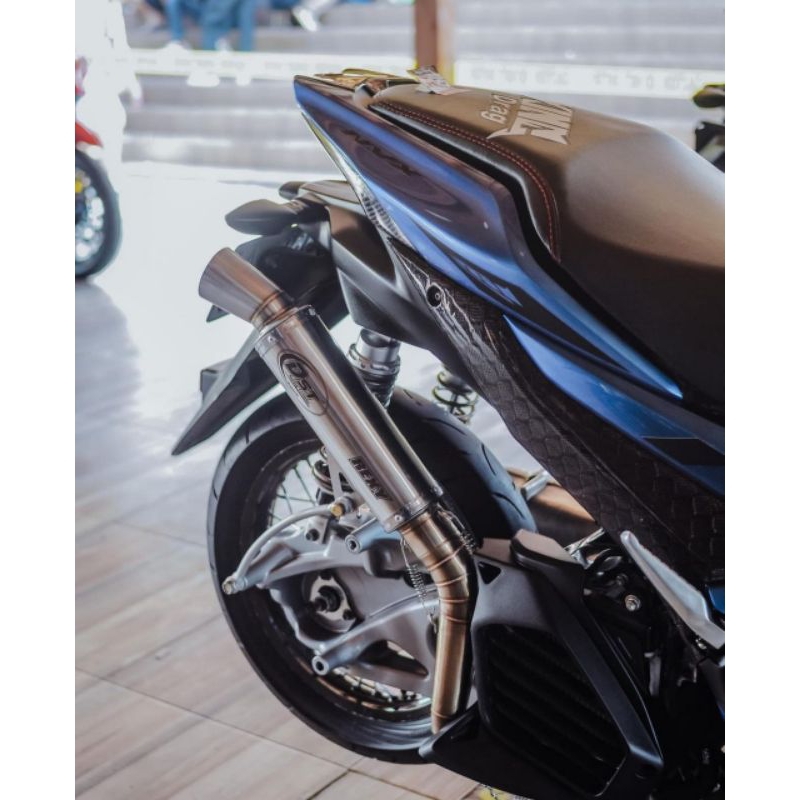 Knalpot header kobra corong thailand full system / Dst racing original buat motor aerox, nmax, pcx 1
