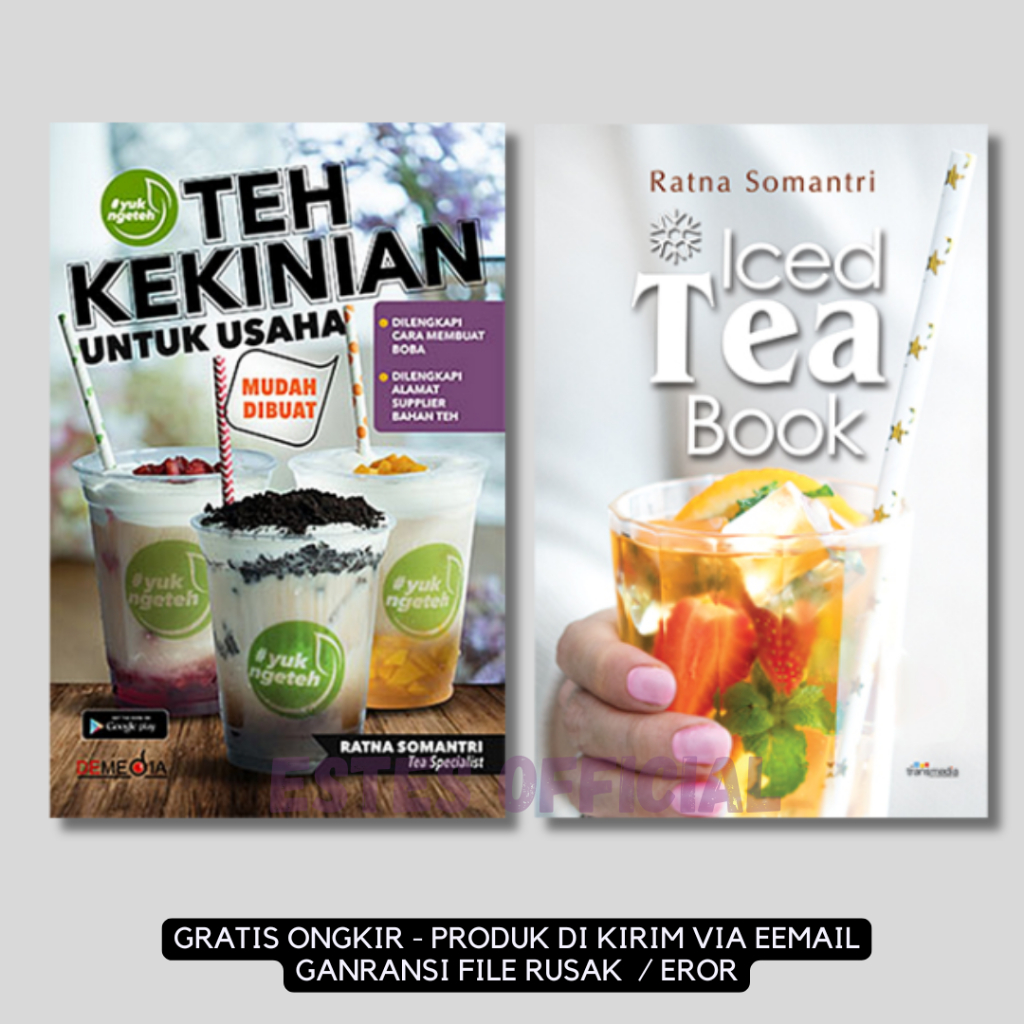 

[ BUNDLE ] Teh Kekinian Untuk Usaha, Iced Tea Book